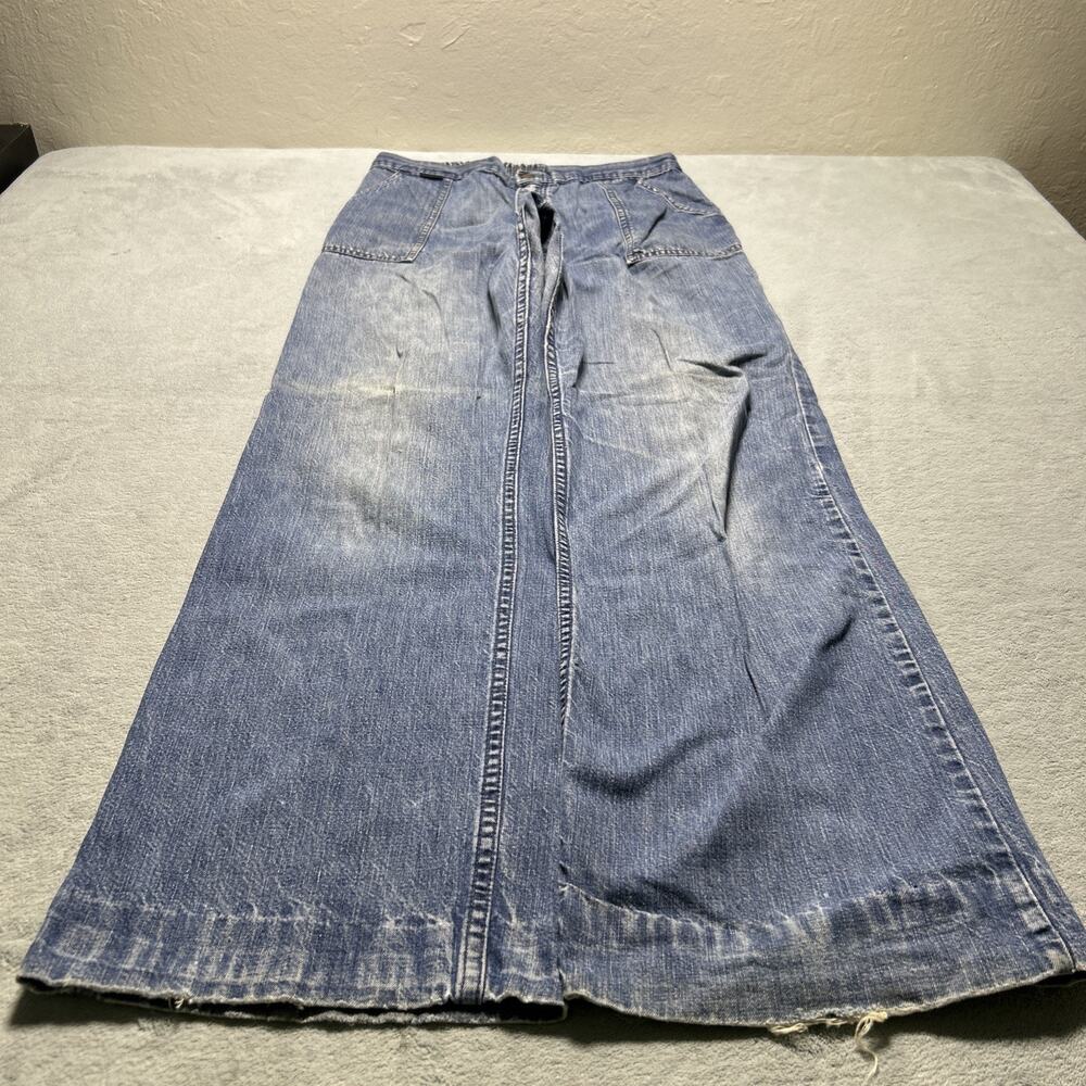 VTG 80s Scovill Wrangler Bell Bottom Flare Jeans SZ 14 30x31 Made in USA Baggy